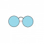 Двойное круглое зеркало в виде очков в раме F135 в интернет-магазине «Зеркала с подсветкой» фото