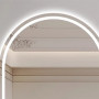 Зеркало-арка с фронтальной и тыльной контурной с LED подсветкой Венето 003 в интернет-магазине «Зеркала с подсветкой» фото