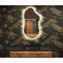 Зеркало неправильной формы с фронтальной и тыльной парящей подсветкой K162 в интернет-магазине «Зеркала с подсветкой» фото