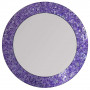 Круглое зеркало в раме из стеклянной мозаики Монако 005 в интернет-магазине «Зеркала с подсветкой» фото