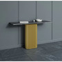 Консоль со столешницей из ЛДСП с металлическим трубчатым подстольем BN002 в интернет-магазине «Зеркала с подсветкой» фото