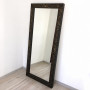 Зеркало большое напольное и настенное в полный рост в чёрной раме Black bronze в интернет-магазине «Зеркала с подсветкой» фото